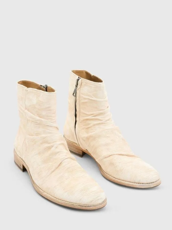 Men Leather Boots John Varvatos MORRISON SHARPEI BOOT Hay
