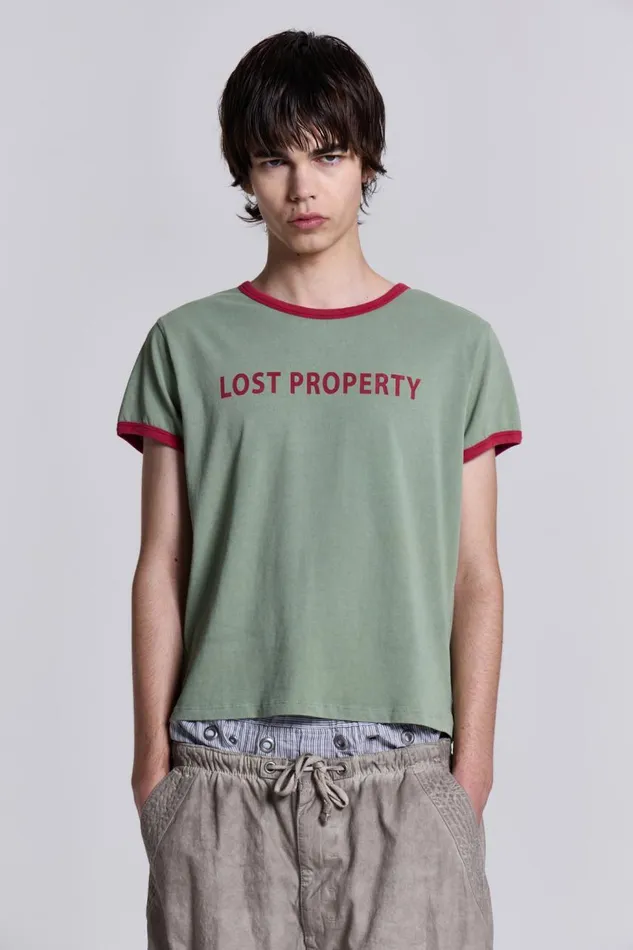 Men Lost Property Ringer Tee Jaded London TShirts and Vests