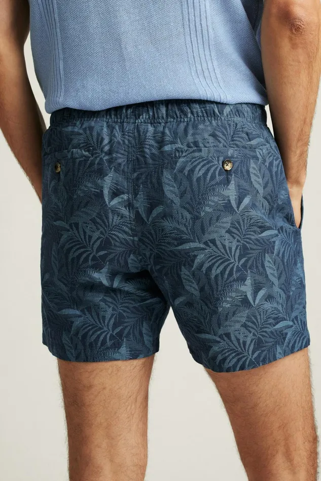 Men Nomad Short Navy Palms Bonobos Casual Shorts