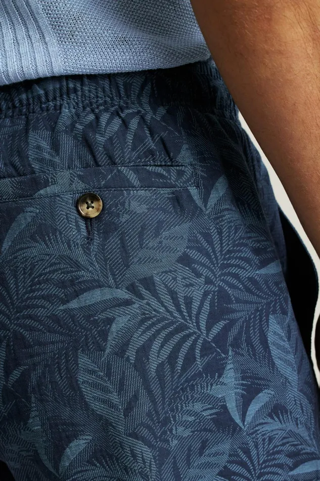 Men Nomad Short Navy Palms Bonobos Casual Shorts