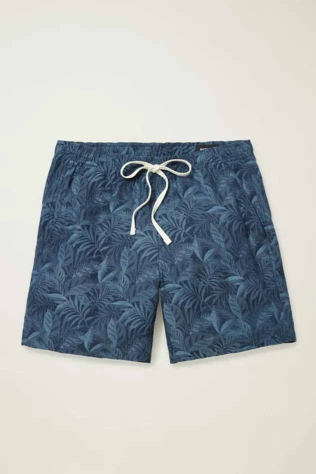 Men Nomad Short Navy Palms Bonobos Casual Shorts