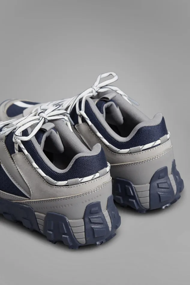 Men Norse Projects Footwear Climbing Runner Slate Grey