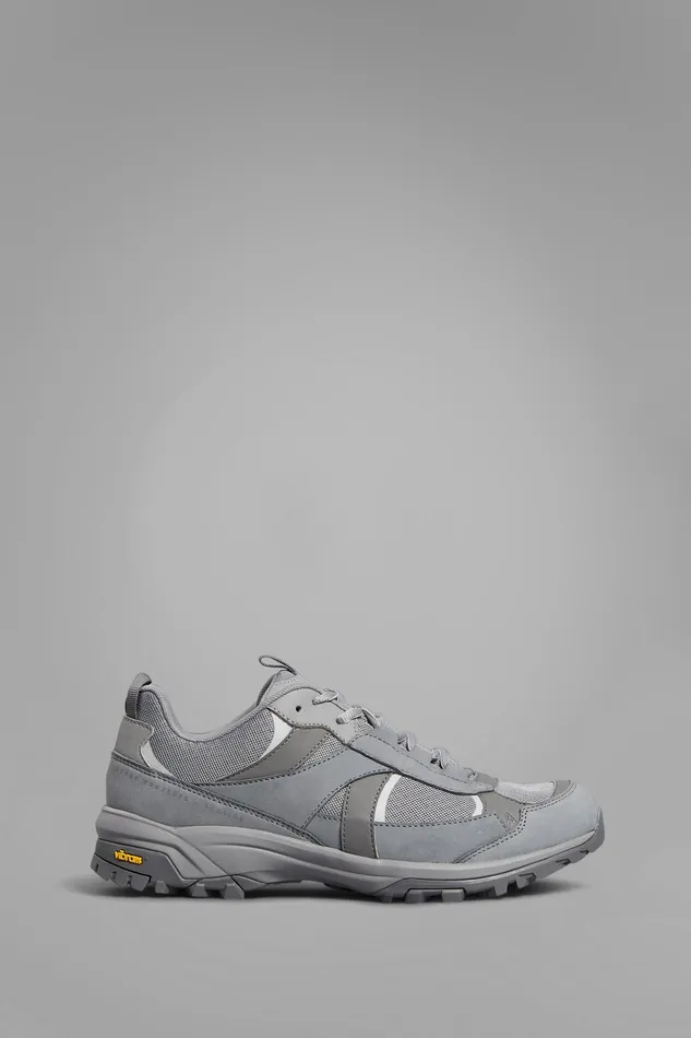 Men Norse Projects Footwear Mesh Runner Slate Grey