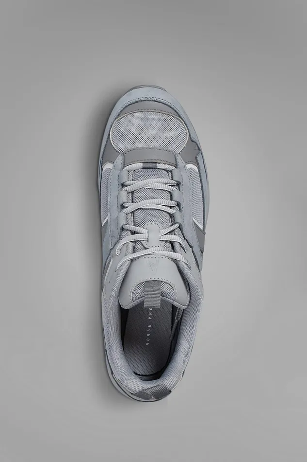 Men Norse Projects Footwear Mesh Runner Slate Grey