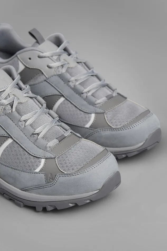 Men Norse Projects Footwear Mesh Runner Slate Grey