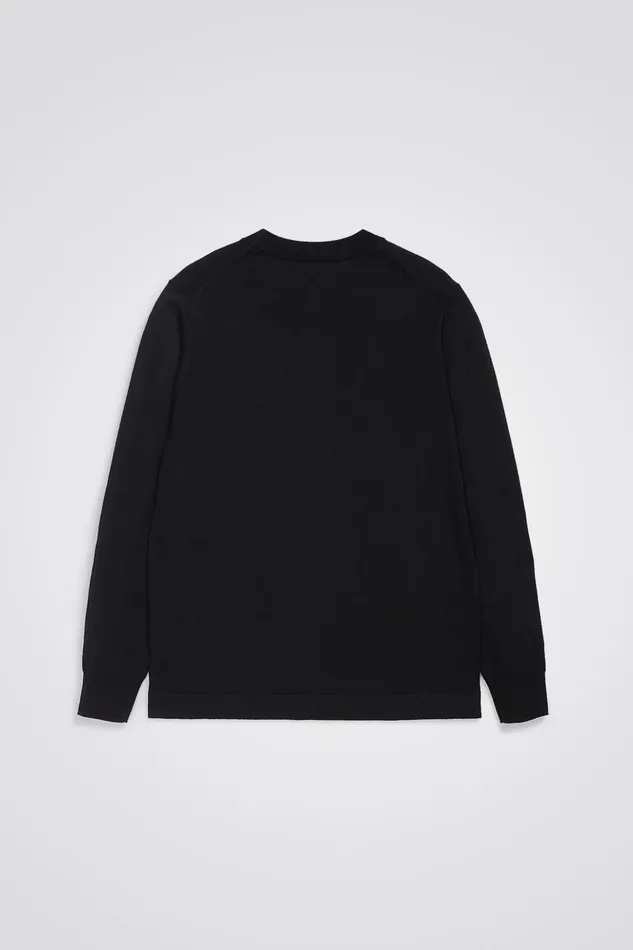 Men Norse Projects Knitwear Teis Tech Merino Sweater Black