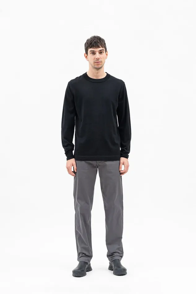 Men Norse Projects Knitwear Teis Tech Merino Sweater Black