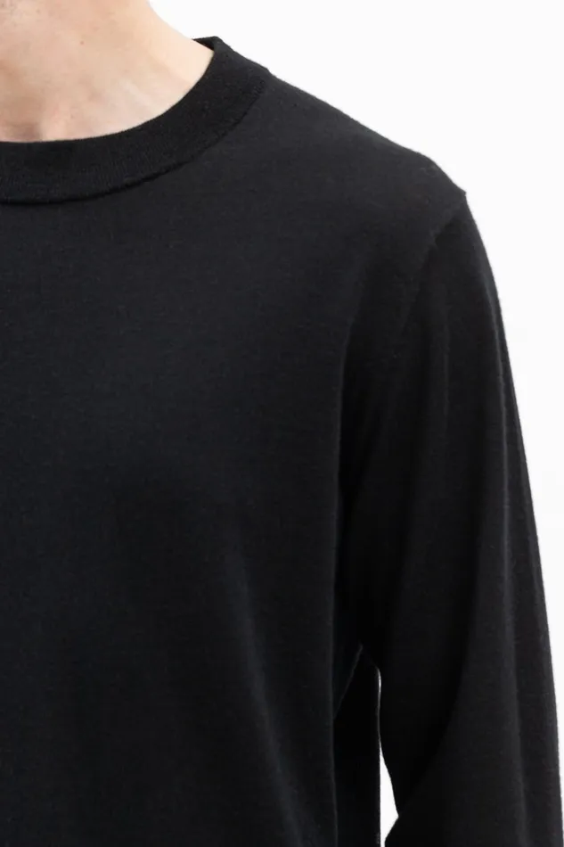 Men Norse Projects Knitwear Teis Tech Merino Sweater Black