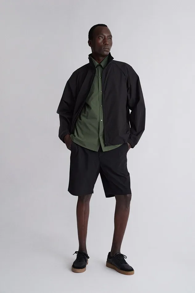 Men Norse Projects Outerwear Korso Travel Light Harrington Jacket Black