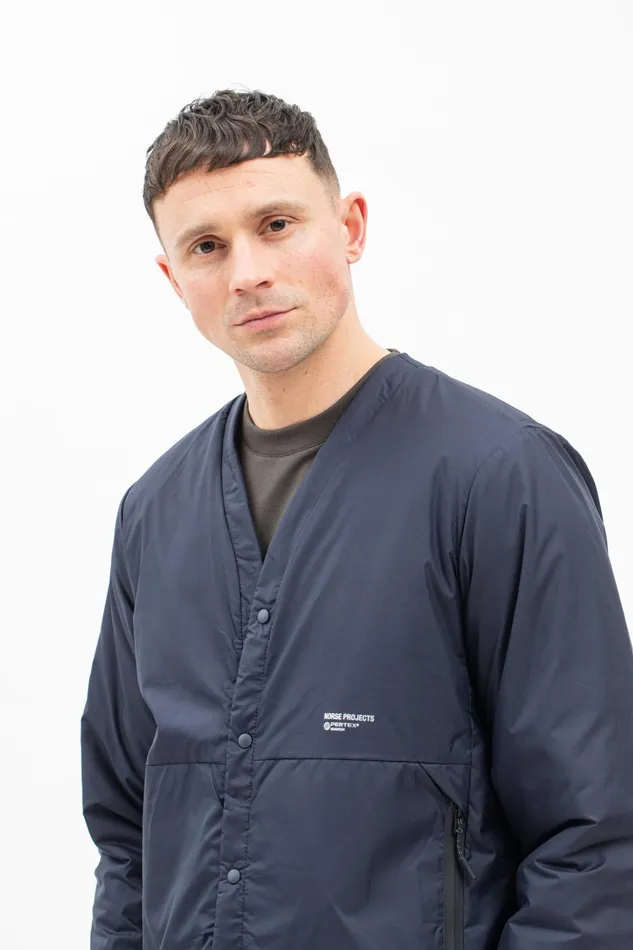 Men Norse Projects Outerwear Otto Light Pertex Dark Navy