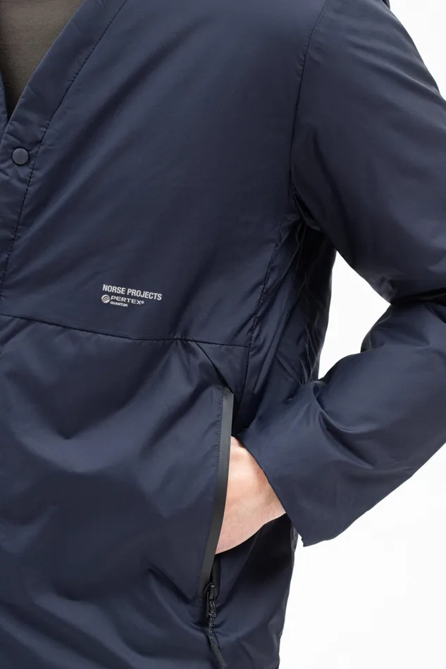 Men Norse Projects Outerwear Otto Light Pertex Dark Navy
