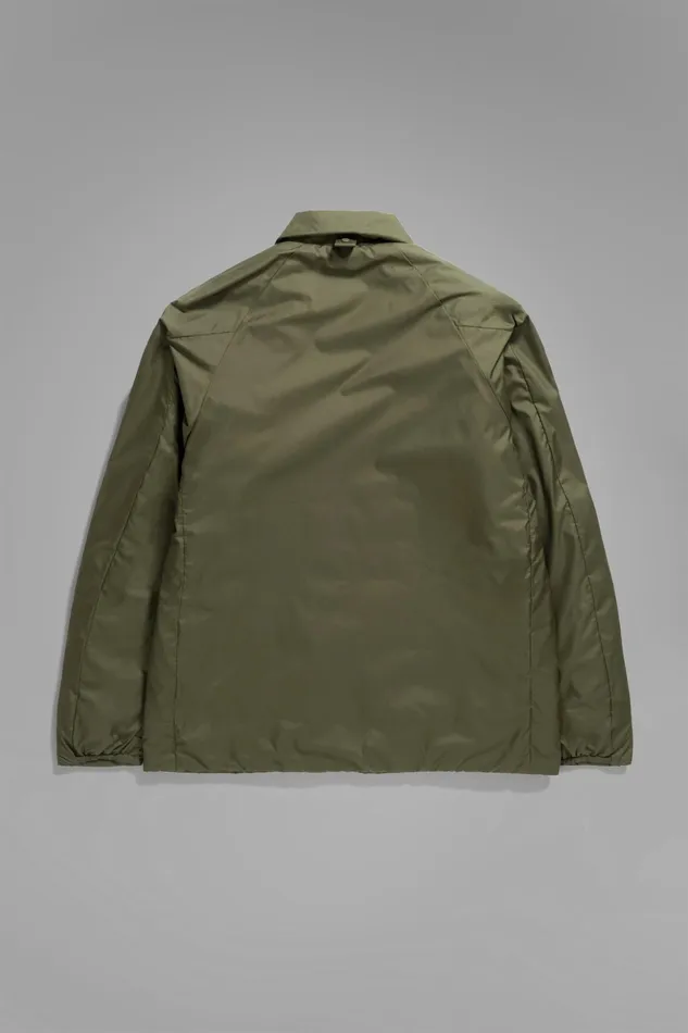 Men Norse Projects Outerwear Pertex Quantum Midlayer Shirt Army Green