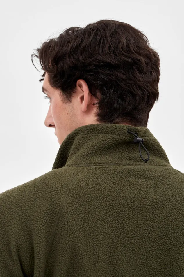 Men Norse Projects Outerwear Tycho Fleece Full Zip Jacket Ivy Green