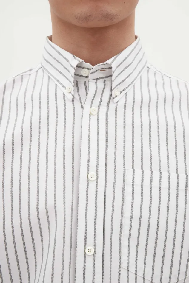 Men Norse Projects Shirting Algot Oxford Monogram Shirt Spruce Green