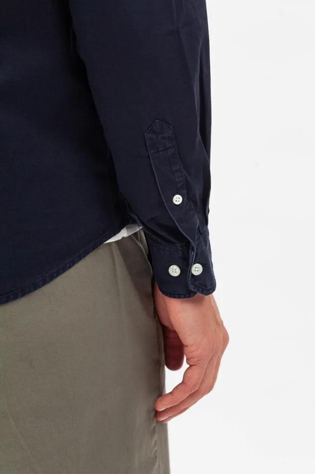 Men Norse Projects Shirting Anton Light Twill Shirt Dark Navy