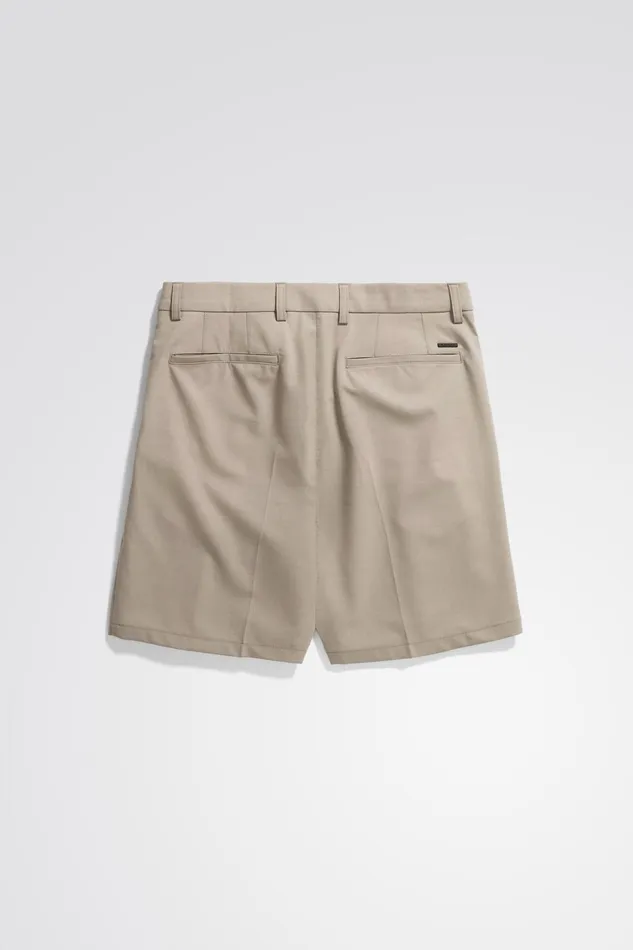 Men Norse Projects Shorts Benn Relaxed Light Wool Pleated Short Light Khaki