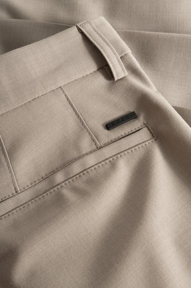 Men Norse Projects Shorts Benn Relaxed Light Wool Pleated Short Light Khaki