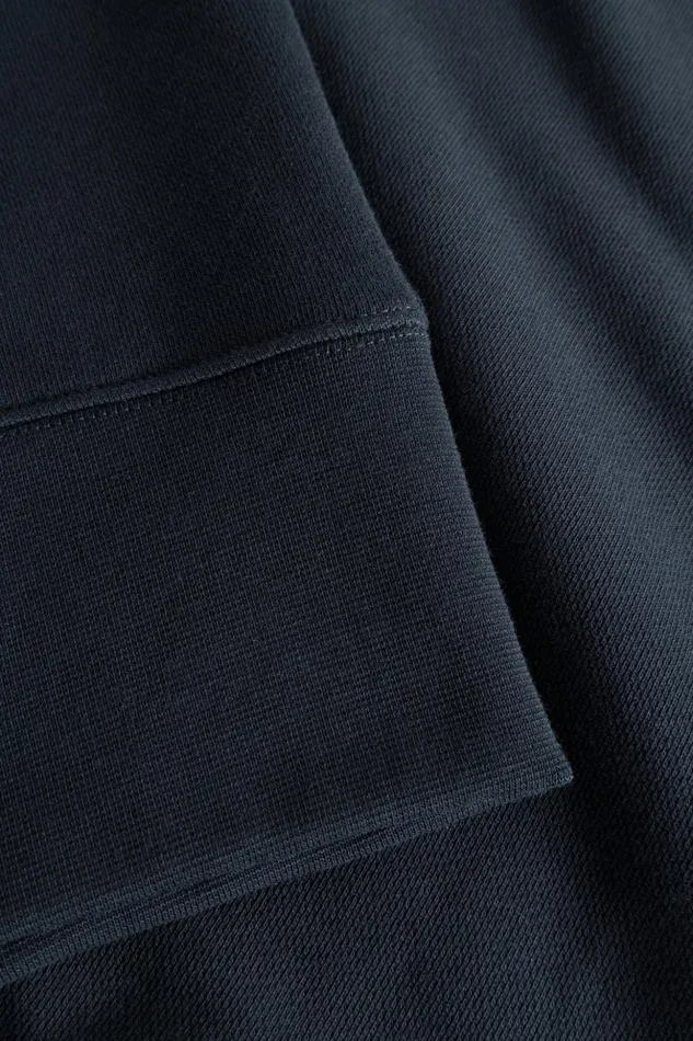 Men Norse Projects Sweatshirts Arne Relaxed Organic Chain Stitch Logo Sweatshirt Dark Navy
