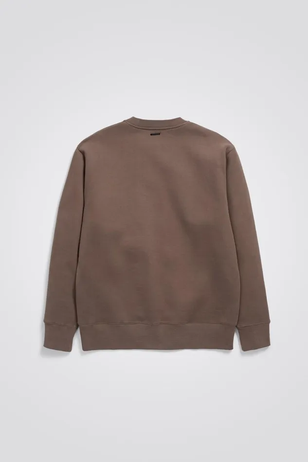 Men Norse Projects Sweatshirts Organic Brushed Cotton Sweatshirt Taupe