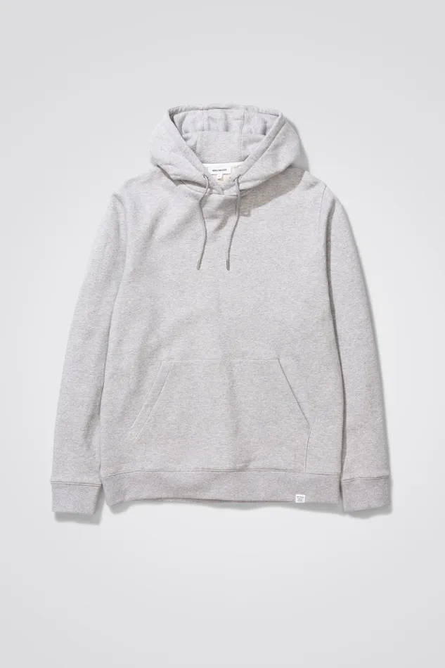 Men Norse Projects Sweatshirts Vagn Classic Hoodie Light Grey Melange