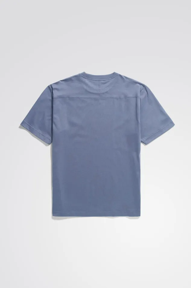 Men Norse Projects TShirts Johannes N Logo Tshirt Fog Blue