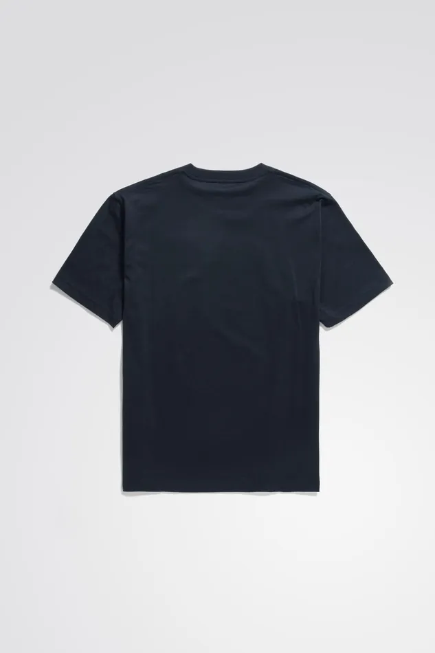 Men Norse Projects TShirts Johannes Organic Canal Print Tshirt Dark Navy
