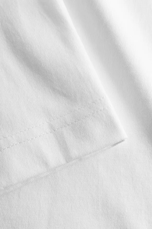 Men Norse Projects TShirts Johannes Organic Kanonbadsvej Print Tshirt White