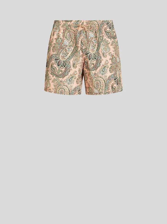 Men Paisley Print Swim Shorts Etro Beachwear