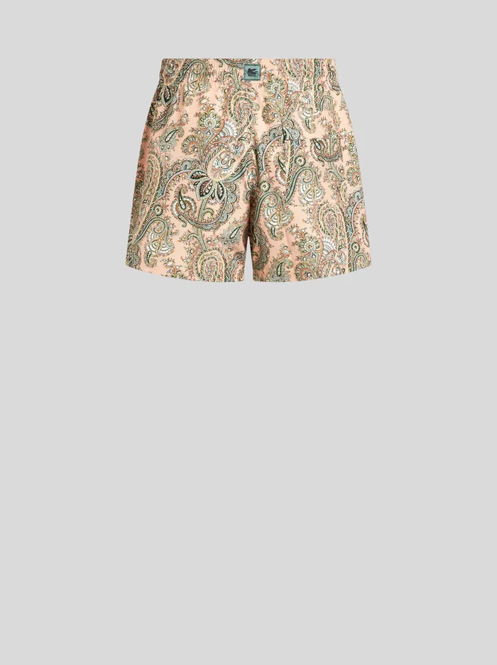 Men Paisley Print Swim Shorts Etro Beachwear