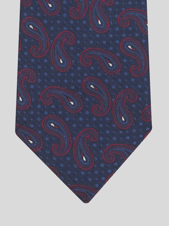 Men Paisley Silk Jacquard Tie Etro Ties And Pocket Squares