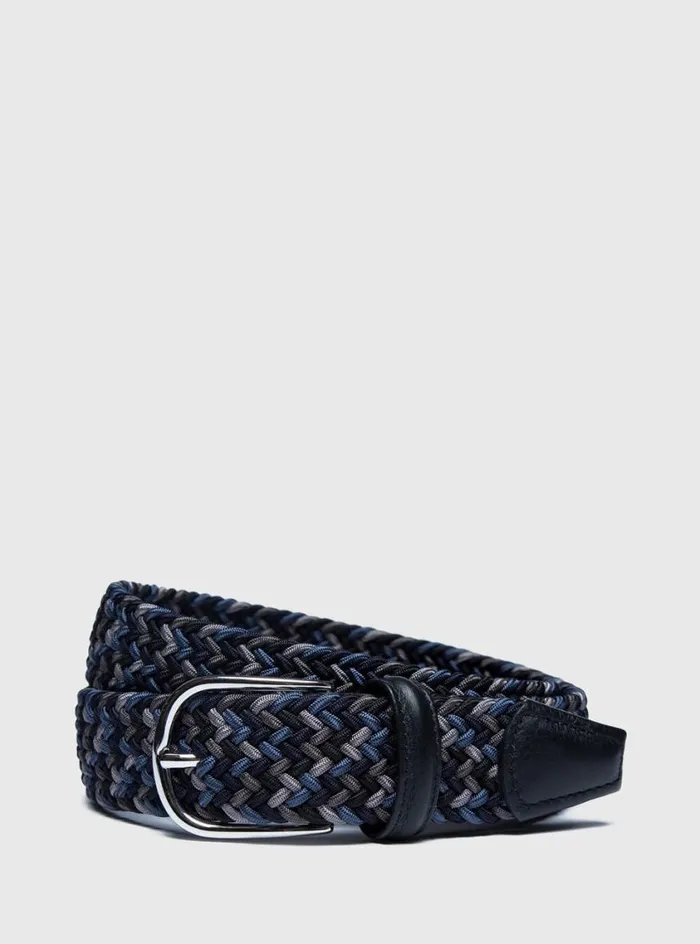 Men Paul Stuart Belts Braided Stretch Belt Charmix