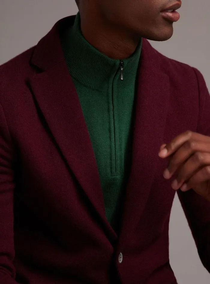 Men Paul Stuart Blazers and Jackets Cashmere Felt Jacket Burgundy Men Paul Stuart Blazers and Jackets Cashmere Felt Jacket Burgundy