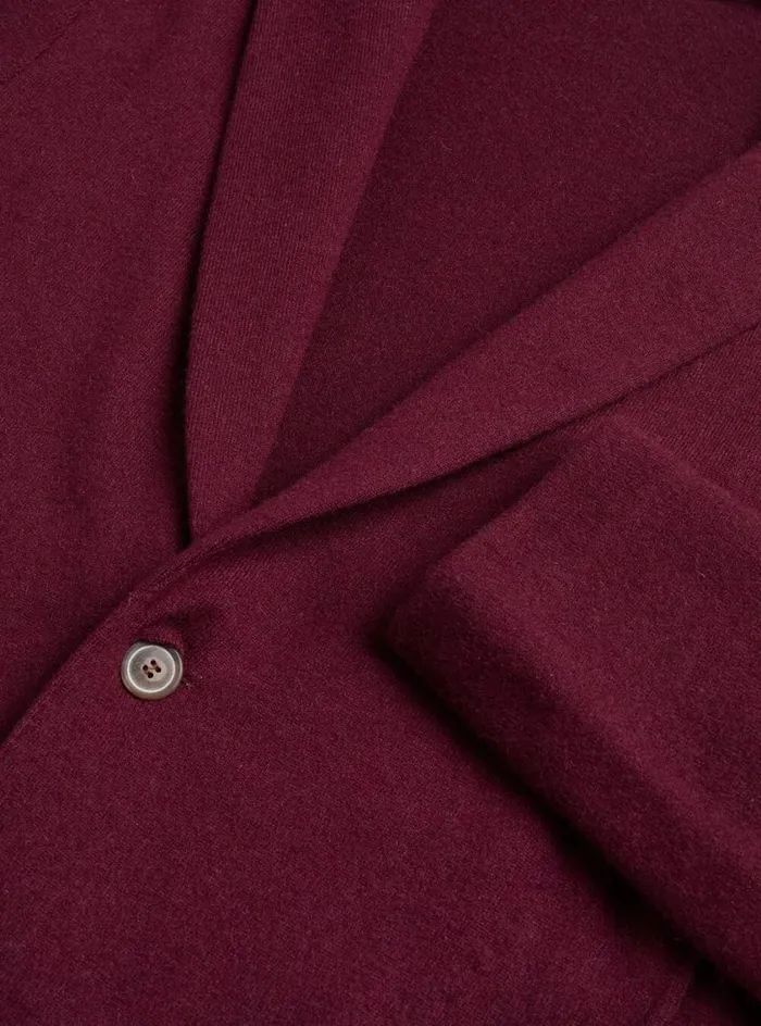 Men Paul Stuart Blazers and Jackets Cashmere Felt Jacket Burgundy Men Paul Stuart Blazers and Jackets Cashmere Felt Jacket Burgundy