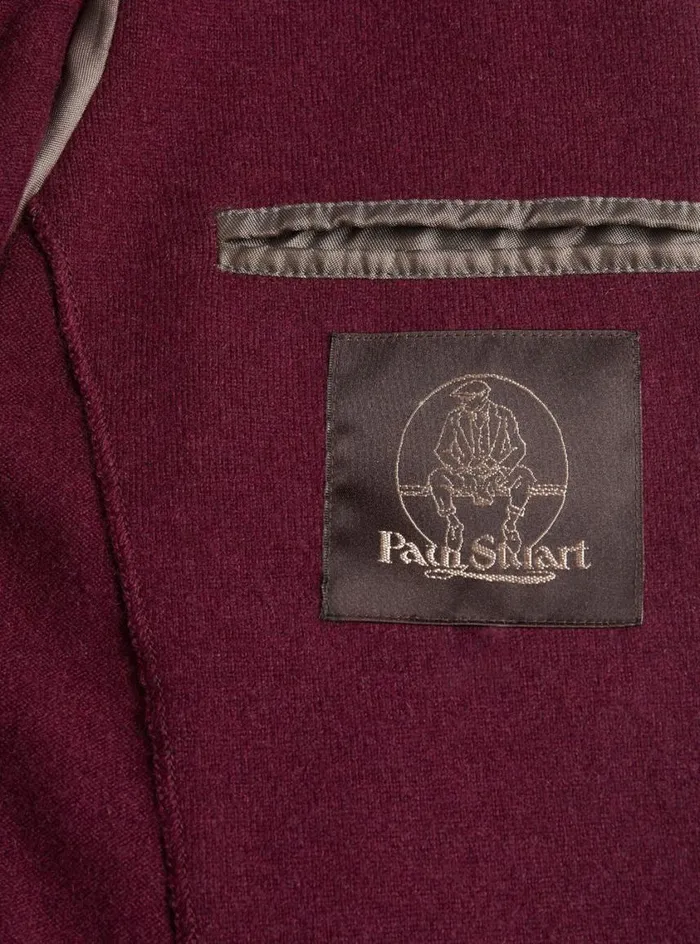 Men Paul Stuart Blazers and Jackets Cashmere Felt Jacket Burgundy Men Paul Stuart Blazers and Jackets Cashmere Felt Jacket Burgundy