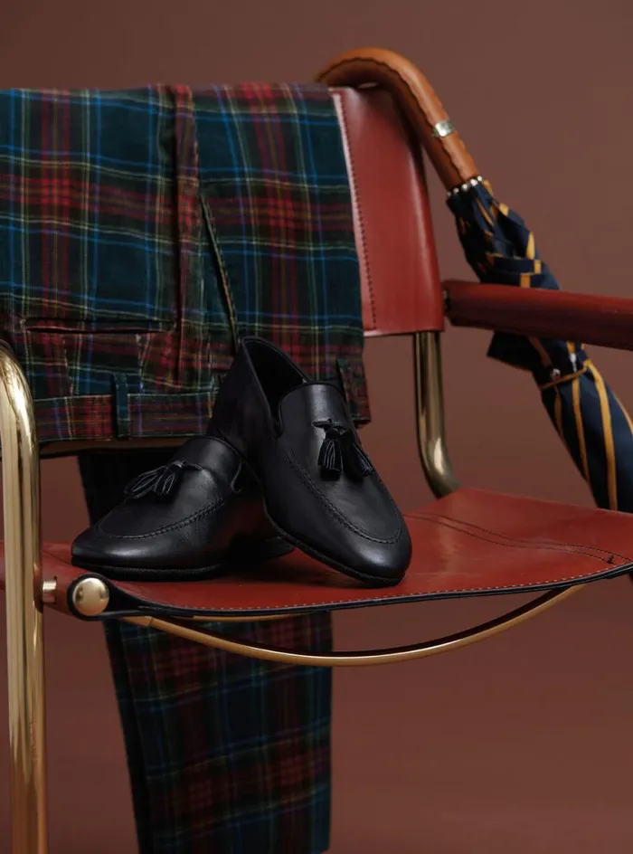 Men Paul Stuart Evening Hope Leather SlipOn Black Men Paul Stuart Evening Hope Leather SlipOn Black