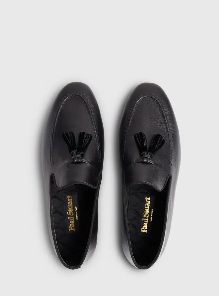 Men Paul Stuart Evening Hope Leather SlipOn Black Men Paul Stuart Evening Hope Leather SlipOn Black