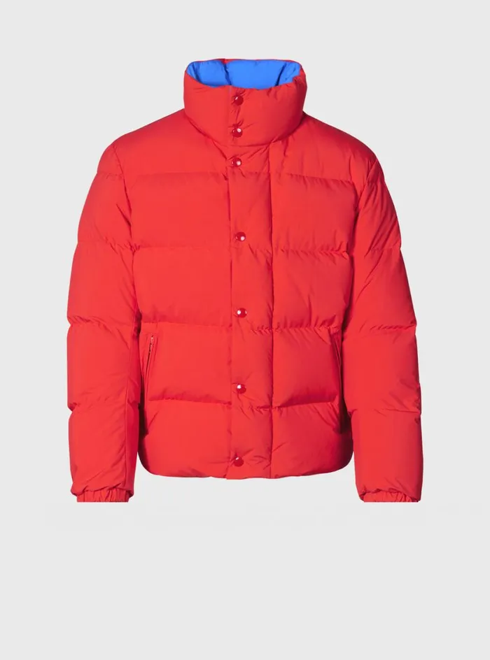 Men Paul Stuart Outerwear Puffer Jacket Red