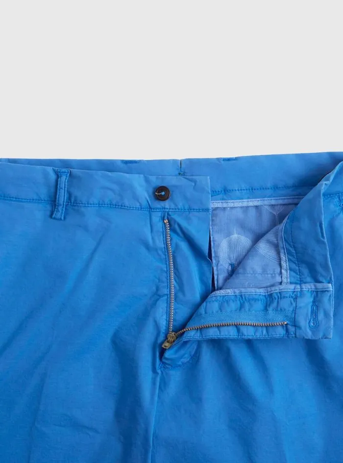 Men Paul Stuart Pants Cotton Bermuda Short Blue Men Paul Stuart Pants Cotton Bermuda Short Blue