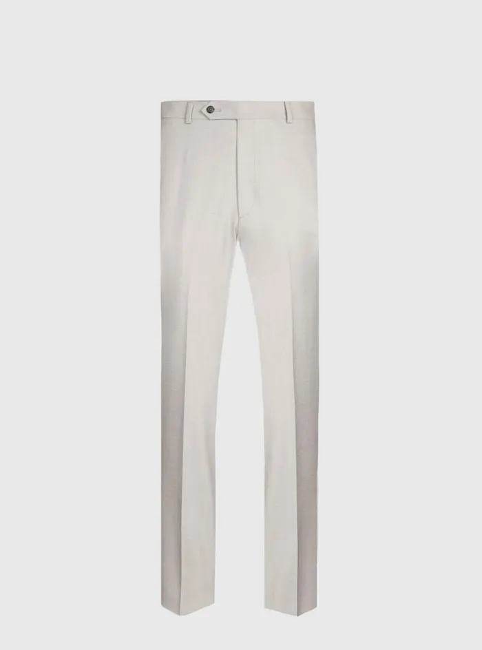 Men Paul Stuart Pants Lightweight Covert Trouser Light Grey