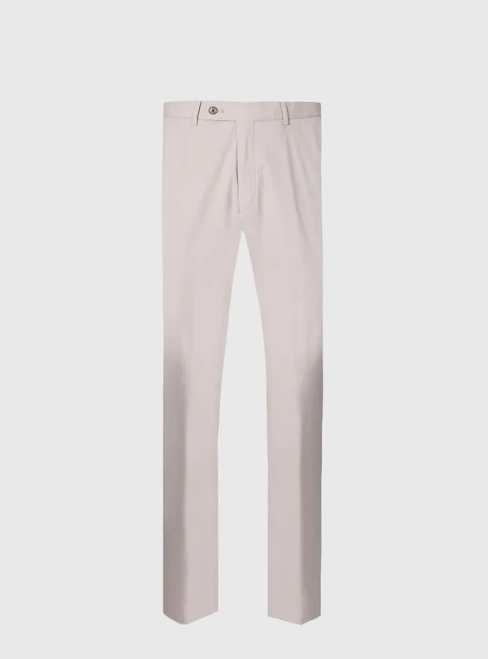 Men Paul Stuart Pants Lightweight Technical Cotton Trouser Khaki