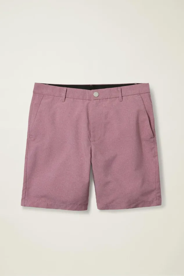 Men Performance Link Shorts Crushed Heather Violet Bonobos Casual Shorts