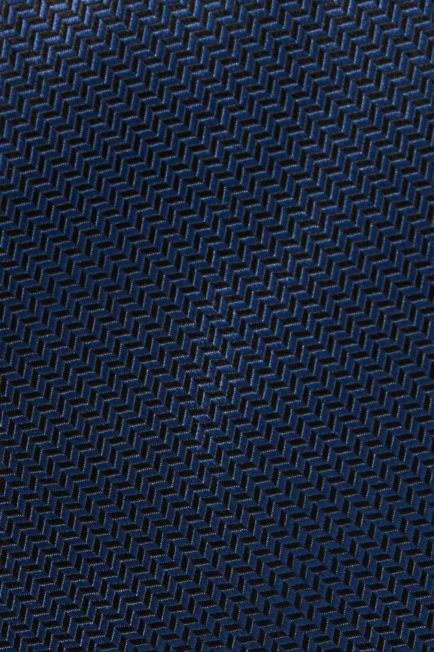 Men Premium Necktie Navy Blue Geo Bonobos Ties and Pocket Squares