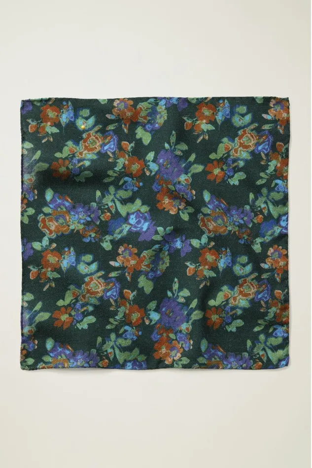 Men Premium Pocket Square Black Blurred Floral Bonobos Ties and Pocket Squares Men Premium Pocket Square Black Blurred Floral Bonobos Ties and Pocket Squares