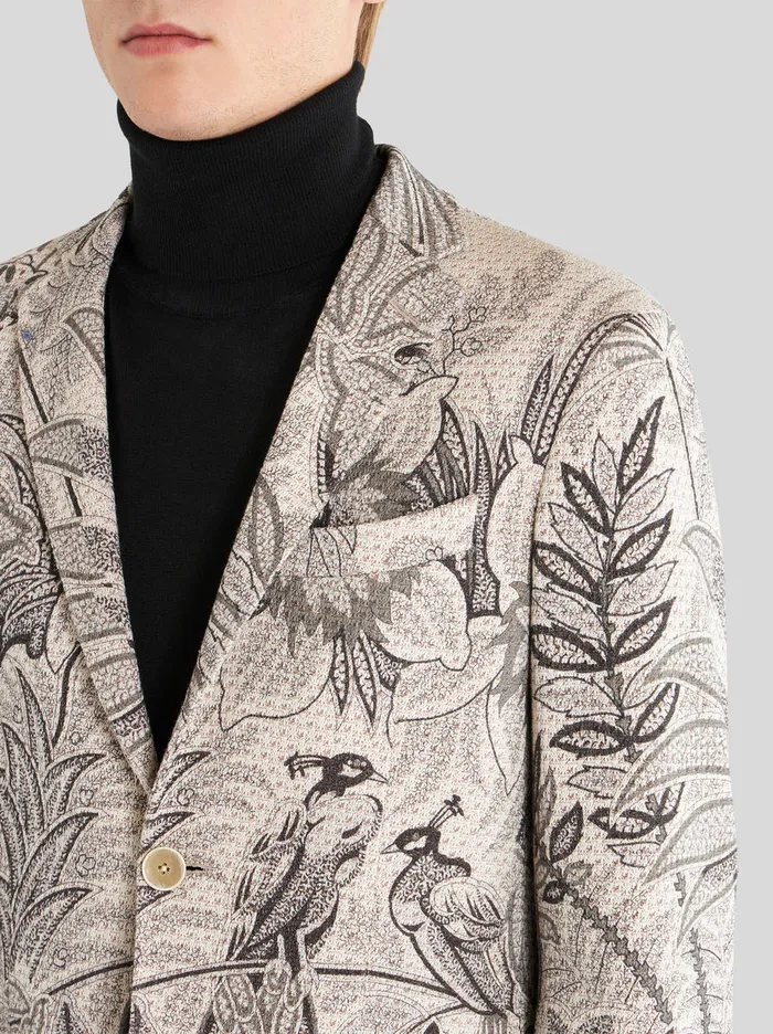 Men Printed Jersey Jacket Etro Jackets