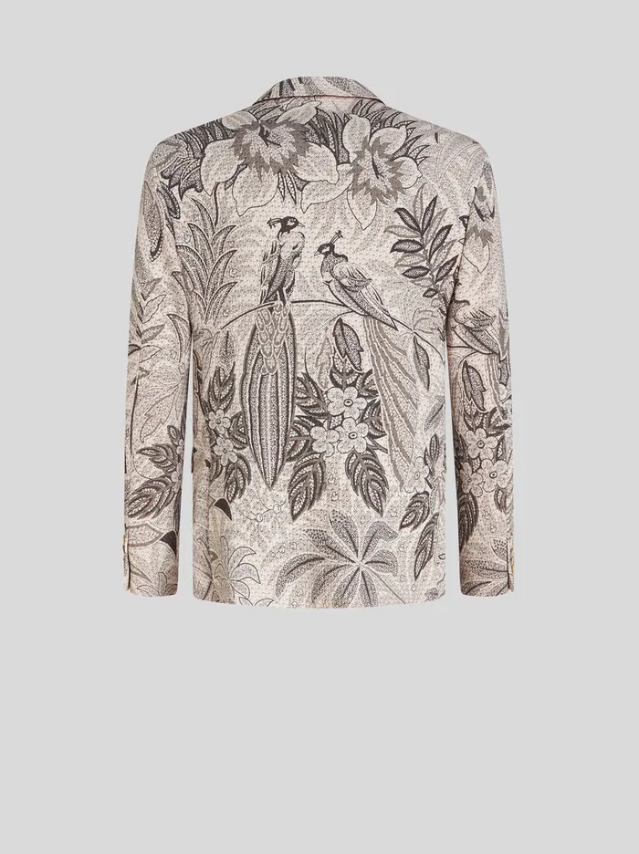 Men Printed Jersey Jacket Etro Jackets