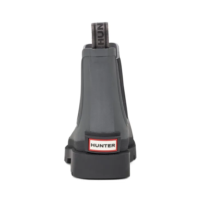 Men Rain Boots Hunter Boots Orford Waterproof Chelsea Boots Dark Gray Men Rain Boots Hunter Boots Orford Waterproof Chelsea Boots Dark Gray