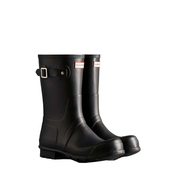 Men Rain Boots Hunter Boots Original Short Rain Boots Black Men Rain Boots Hunter Boots Original Short Rain Boots Black