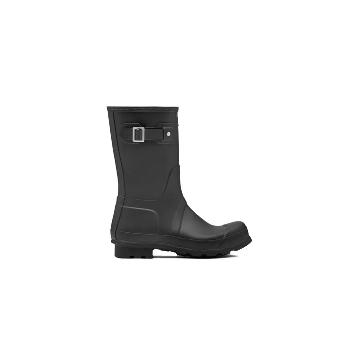 Men Rain Boots Hunter Boots Original Short Rain Boots Black Men Rain Boots Hunter Boots Original Short Rain Boots Black