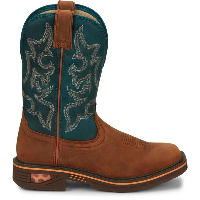 MEN Resistor 11034 Work Russet Justin Boots Work