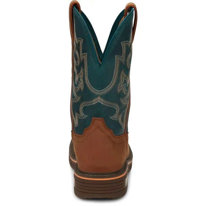 MEN Resistor 11034 Work Russet Justin Boots Work